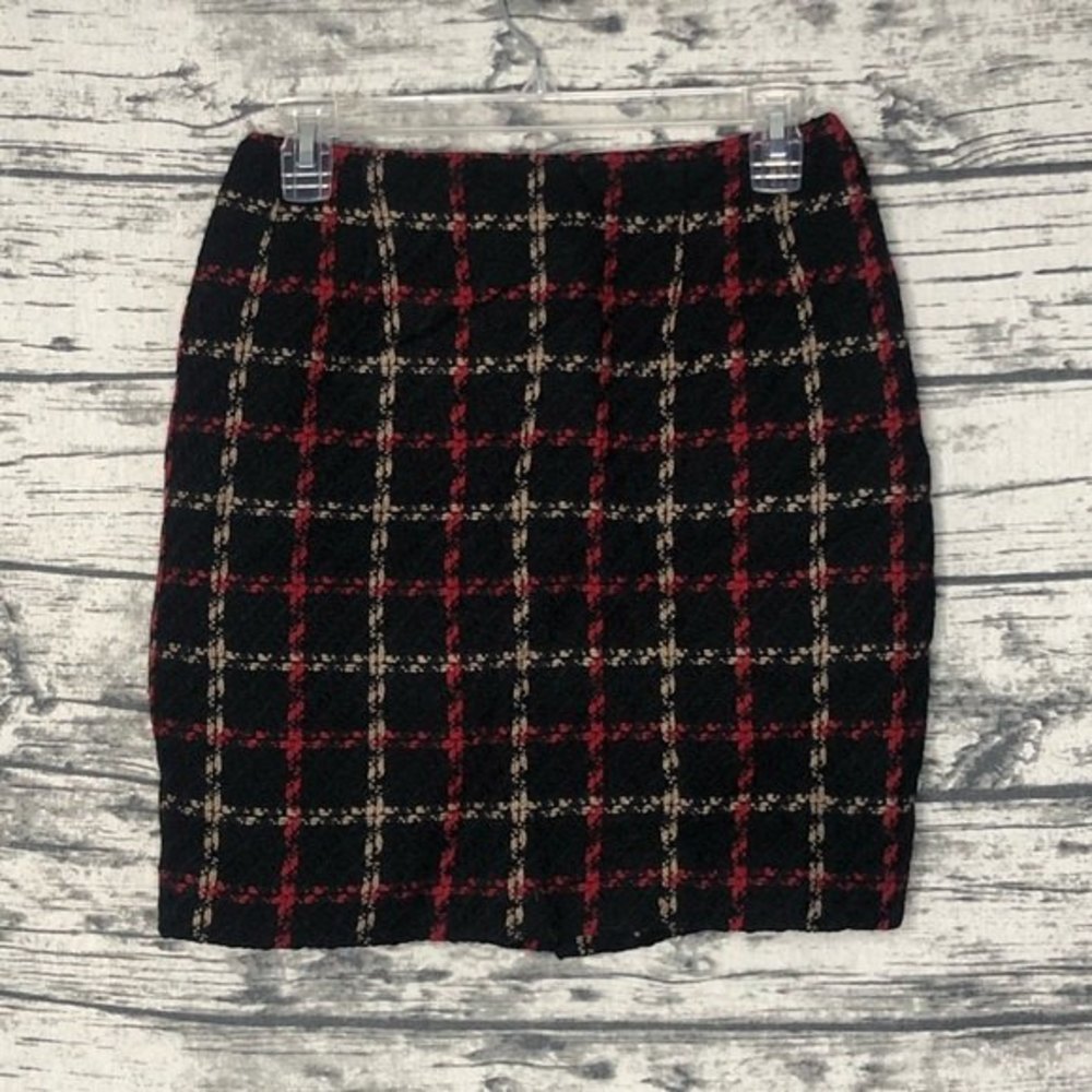 Vintage Ann Taylor Plaid Skirt Size 10